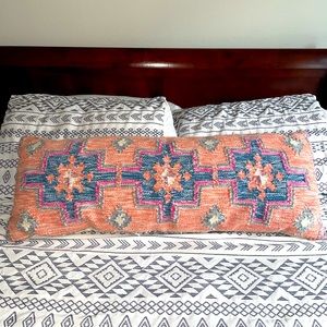 Indian Woven Throw Pillow